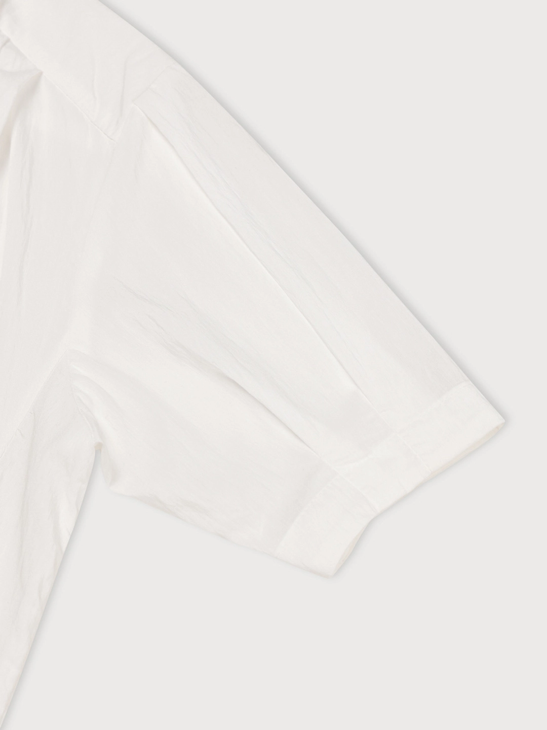뮤제 ROMAN Draped Tie Blouse_White 상품 이미지 3