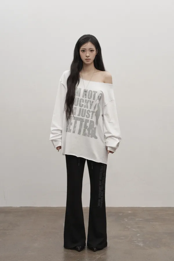 Typo Graphic Top (white)