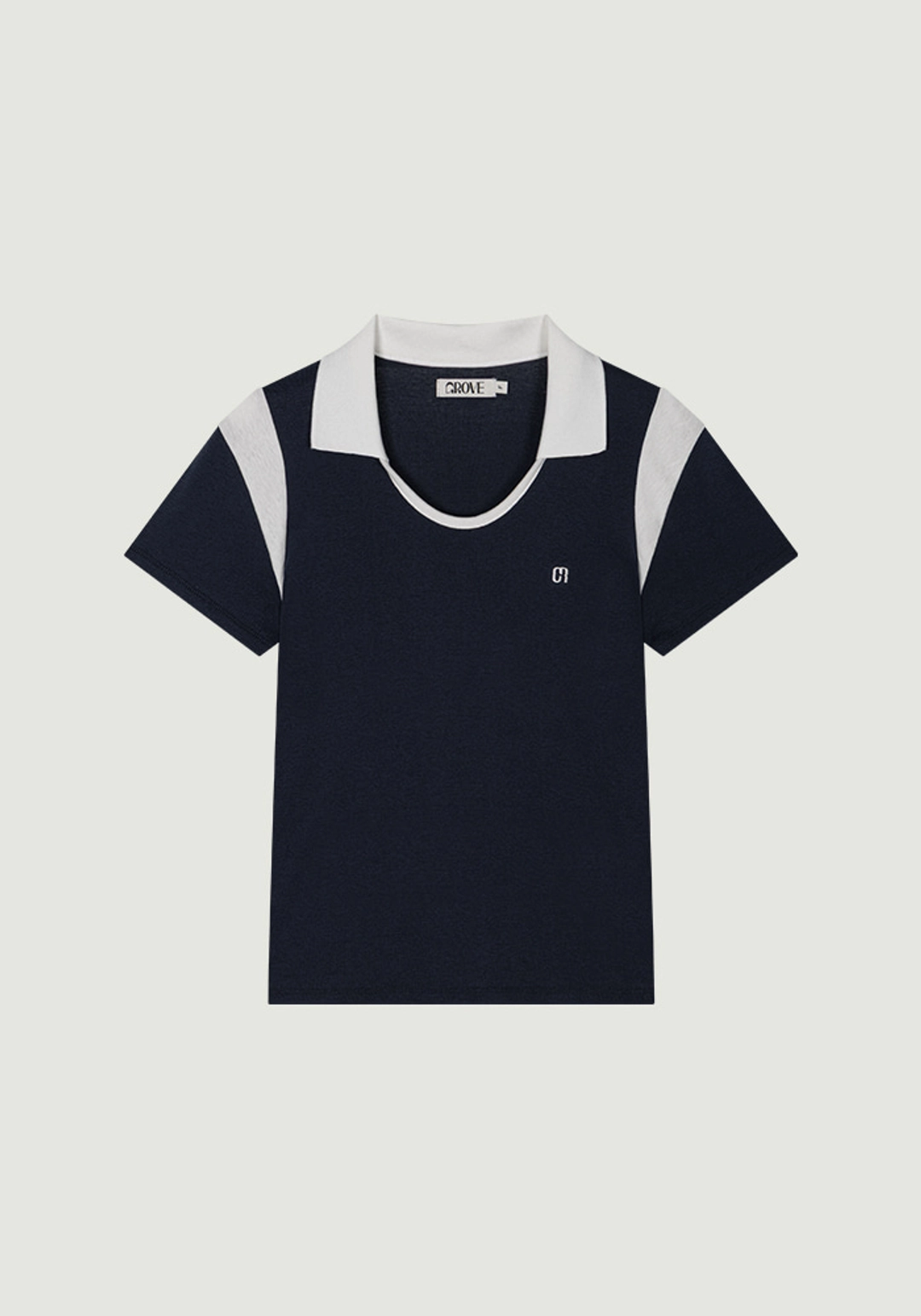 그로브 ELA U-NECK COLLAR T-SHIRT 상품 이미지 3