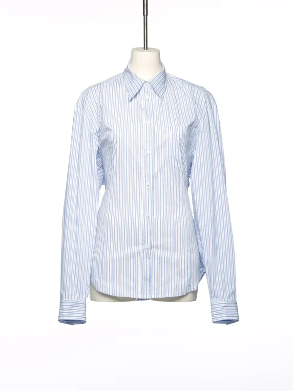 SS25 STRIPE JERSEY LAYERD SLIM SHIRT