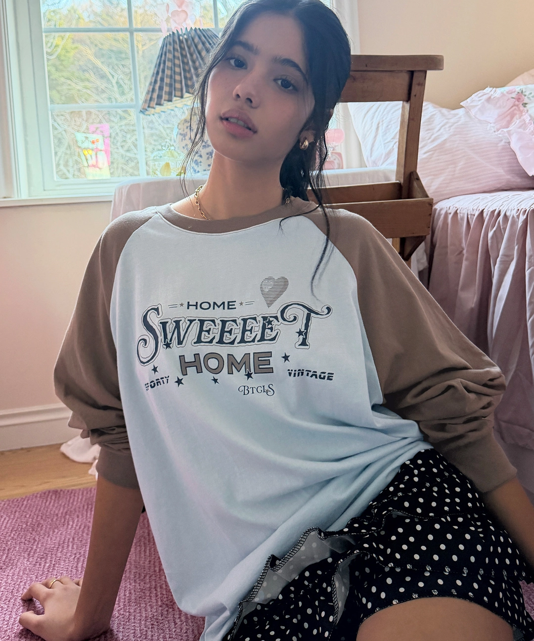 비터셀즈 Cardio Raglan Long Sleeve-Brown 상품 이미지 2