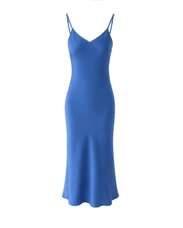SILK WING DRESS (BLUE)