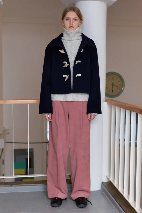 Corduroy Wide Pants (Vintage Pink)