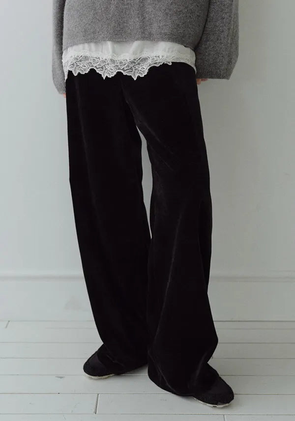 VELVET WIDE PANTS_BLACK_OE4C2XPL08BKA