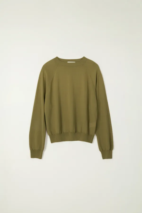 SUMMER PICNIC ROUND KNIT_OLIVE