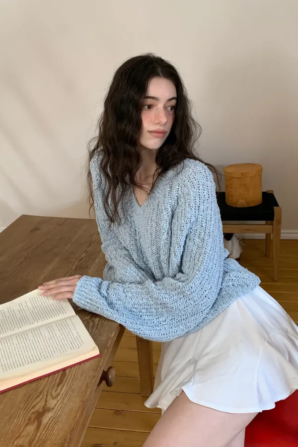 Candi Knitsweater / Blue