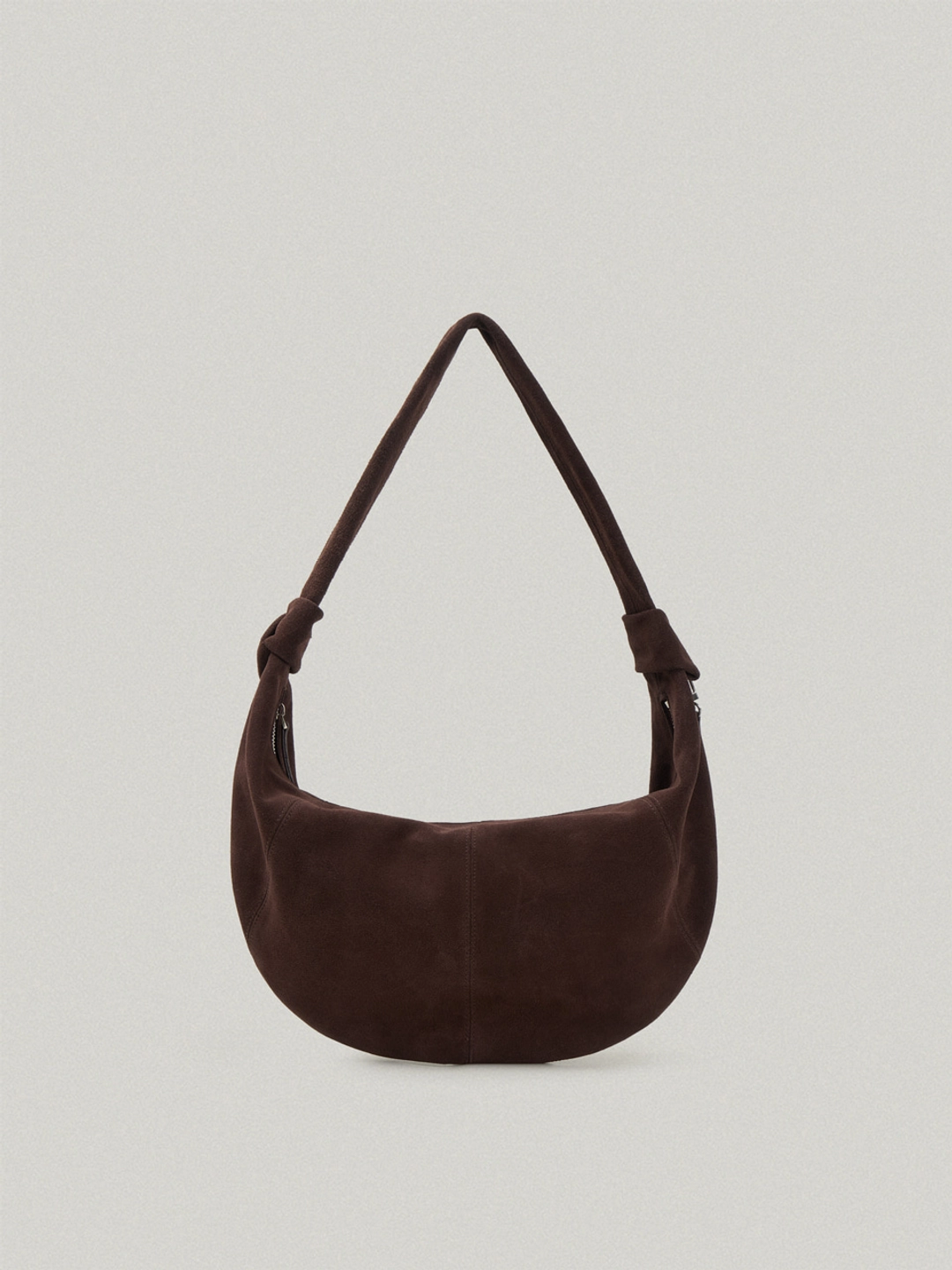 폴뉴아 AMANT HOBO BAG-SUEDE (BROWN) 상품 이미지 1
