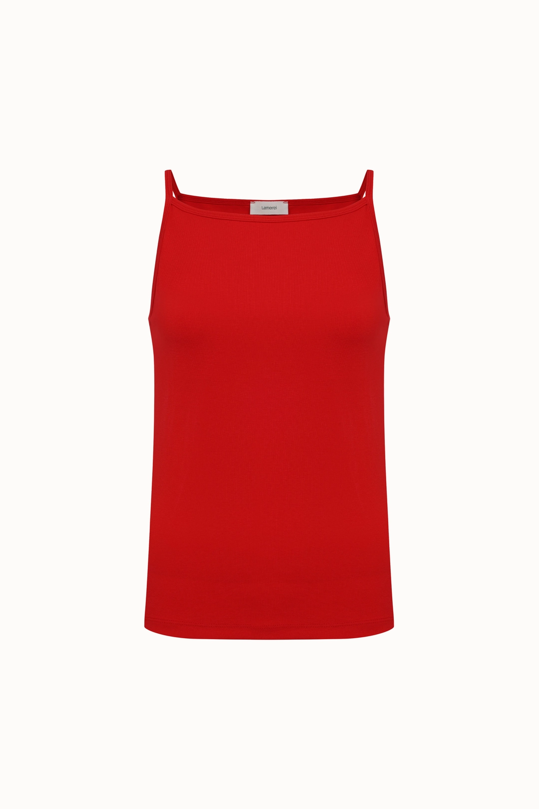 라메레이 Minimal Boat Neck Sleeveless[LMBFSUTT626]-Red 상품 이미지 1