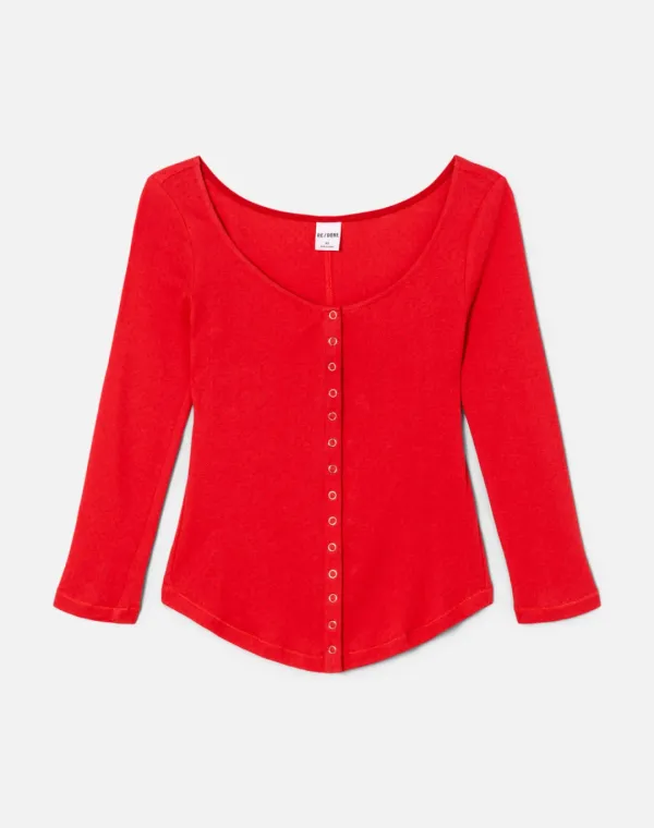 Surplus Olivia Top - Heritage Red