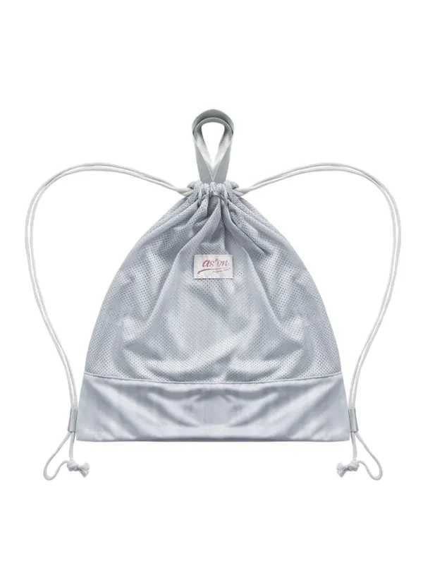 DRAW STRING BAG / LIGHT GRAY