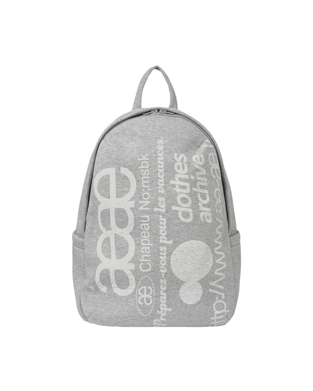 에이이에이이 WEB LOGO BACKPACK [GREY] 상품 이미지 1