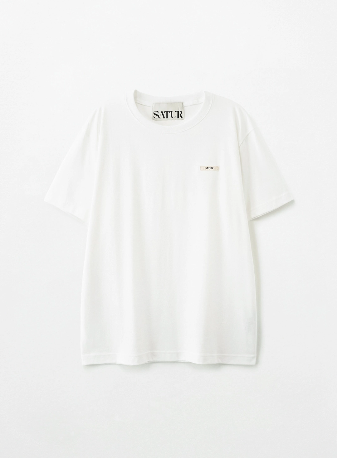 세터 [RIIZE\'s Pick] Supima Basic Crewneck T-Shirt - White 상품 이미지 1