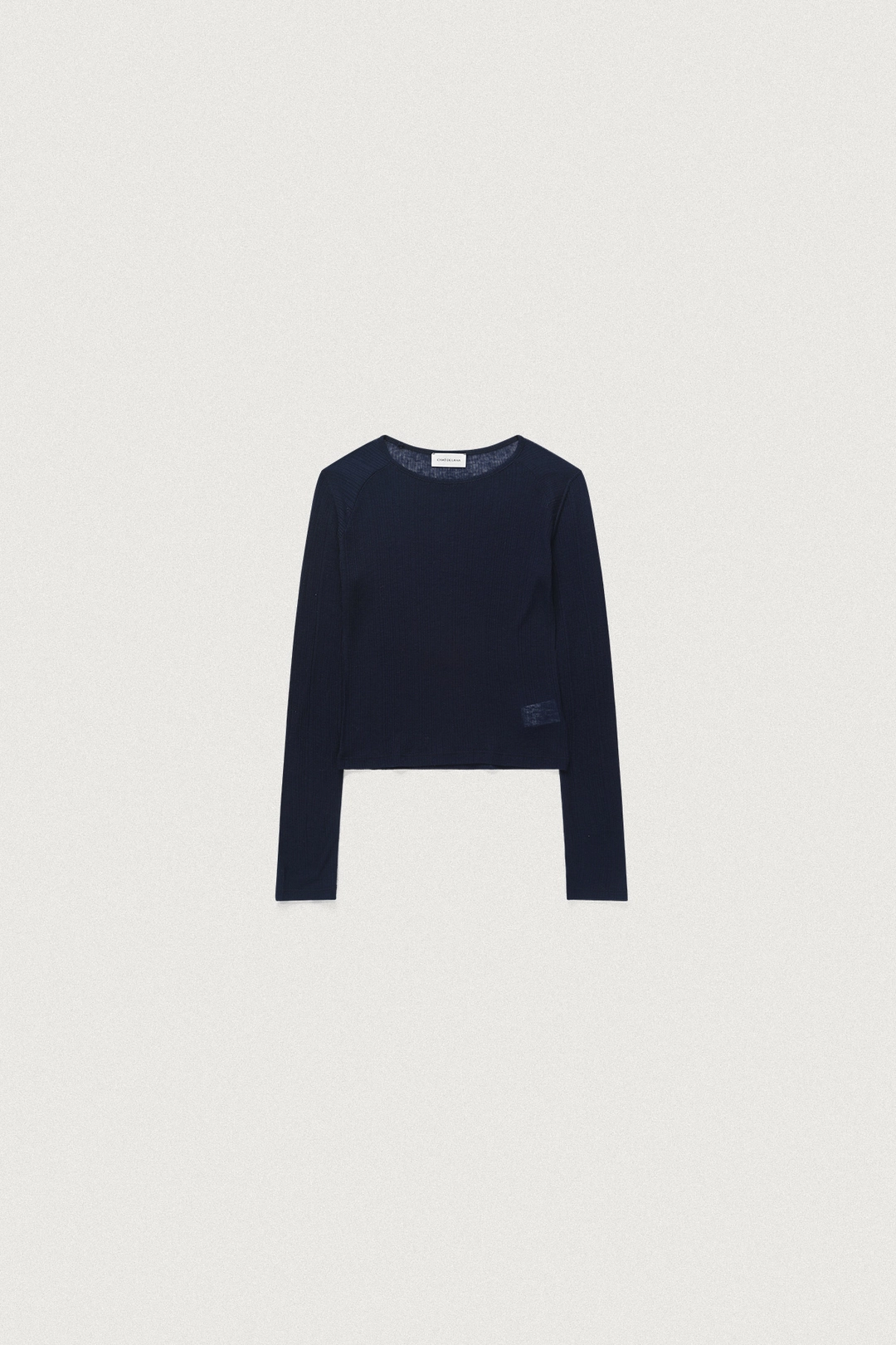 샤드라마 SHEER WOOL CREW NECK -T [NAVY] 상품 이미지 1
