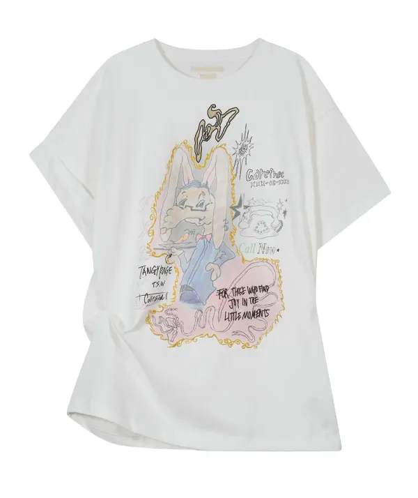 [6/18 예약발송] [10차] Rabbit Ruched Top [White]