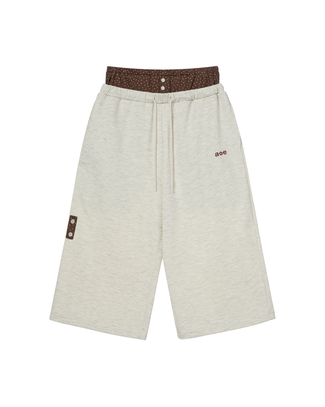 에이이에이이 BRIEFS LAYERED SWEATPANTS [OATMEAL] 상품 이미지 1