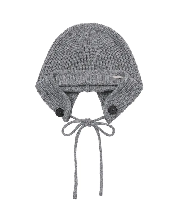 Button trooper hat GREY