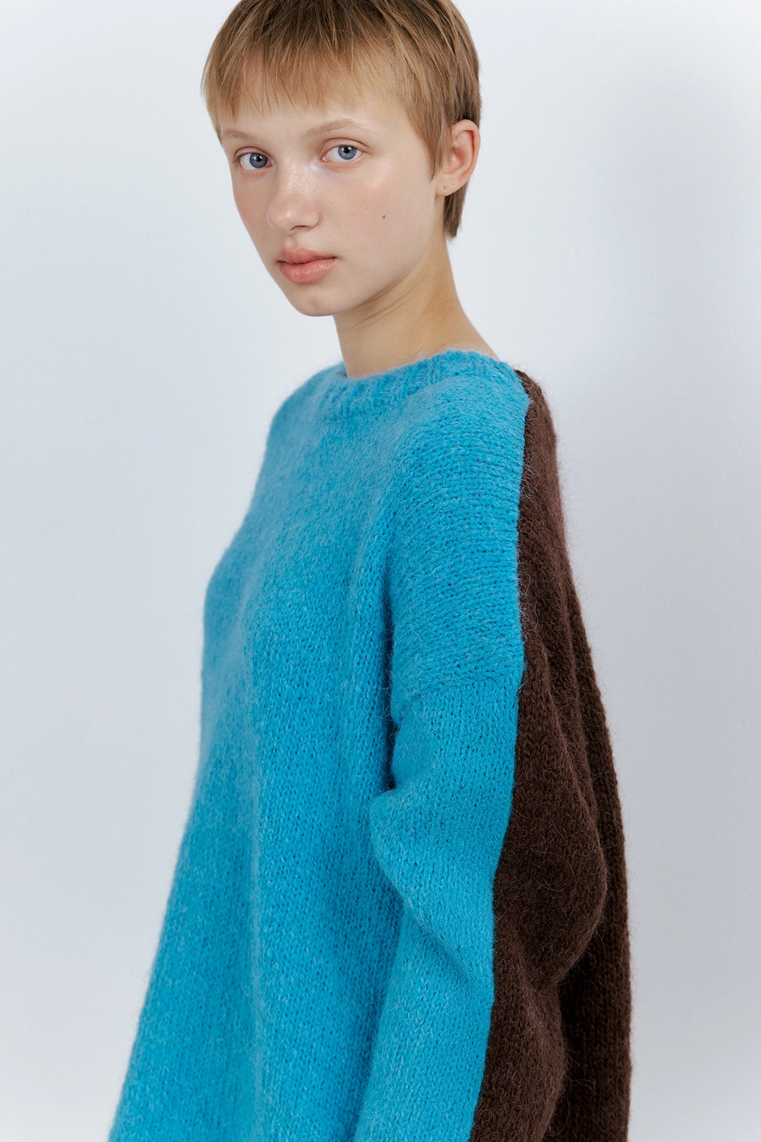 포지프레클즈 Contrast Alpaca Knit 상품 이미지 2