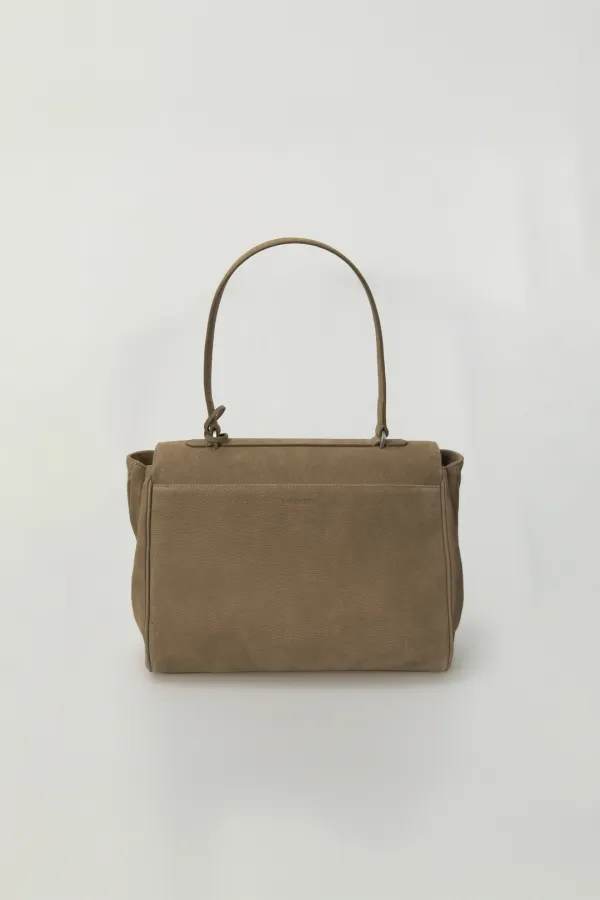 [당일출고] CITY LEATHER FLAP SHOULDER BAG_NUBUCK BEIGE