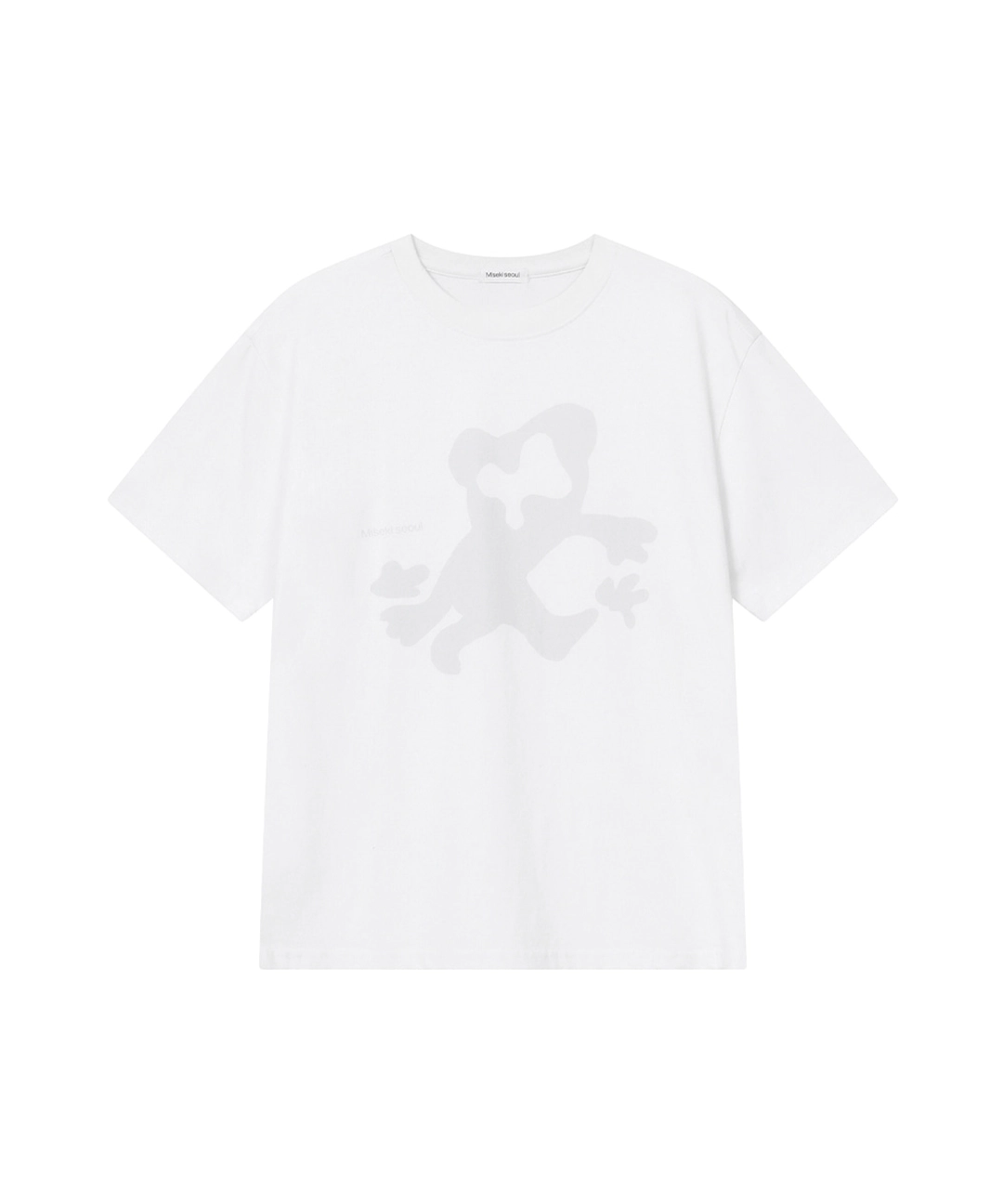 미세키서울 Teddy graphic short sleeve WHITE 상품 이미지 1