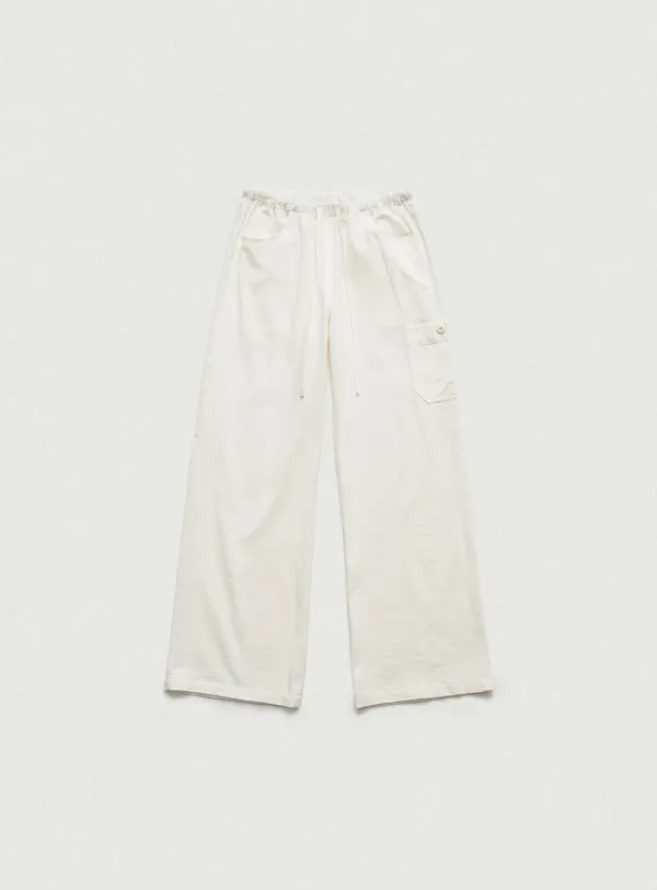 Dana Light Drawstring Cargo Pants_Ivory [6월 초 순차 배송]
