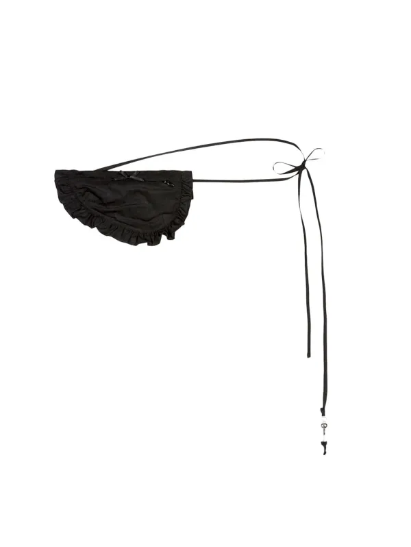 STRAPPY COIN BAG [BLACK]