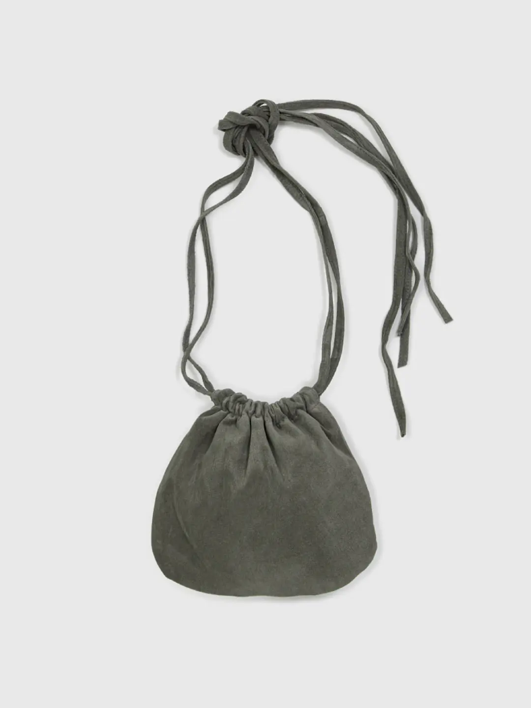 Suede strap mini bag