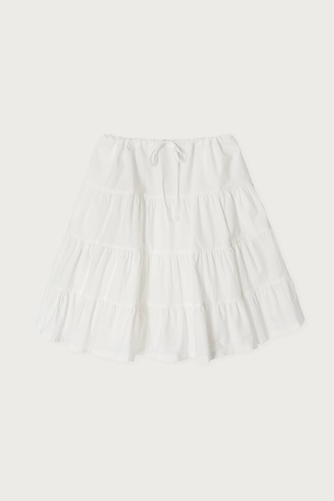 페스토 3 SHIRRING SKIRT WHITE 상품 이미지 1