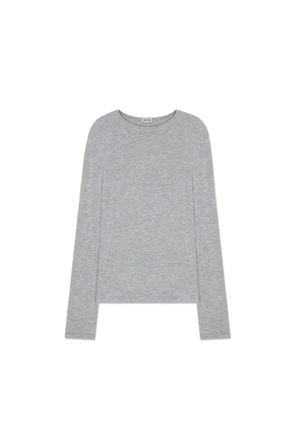 SOFT ROUND T-SHIRTS (M GREY)