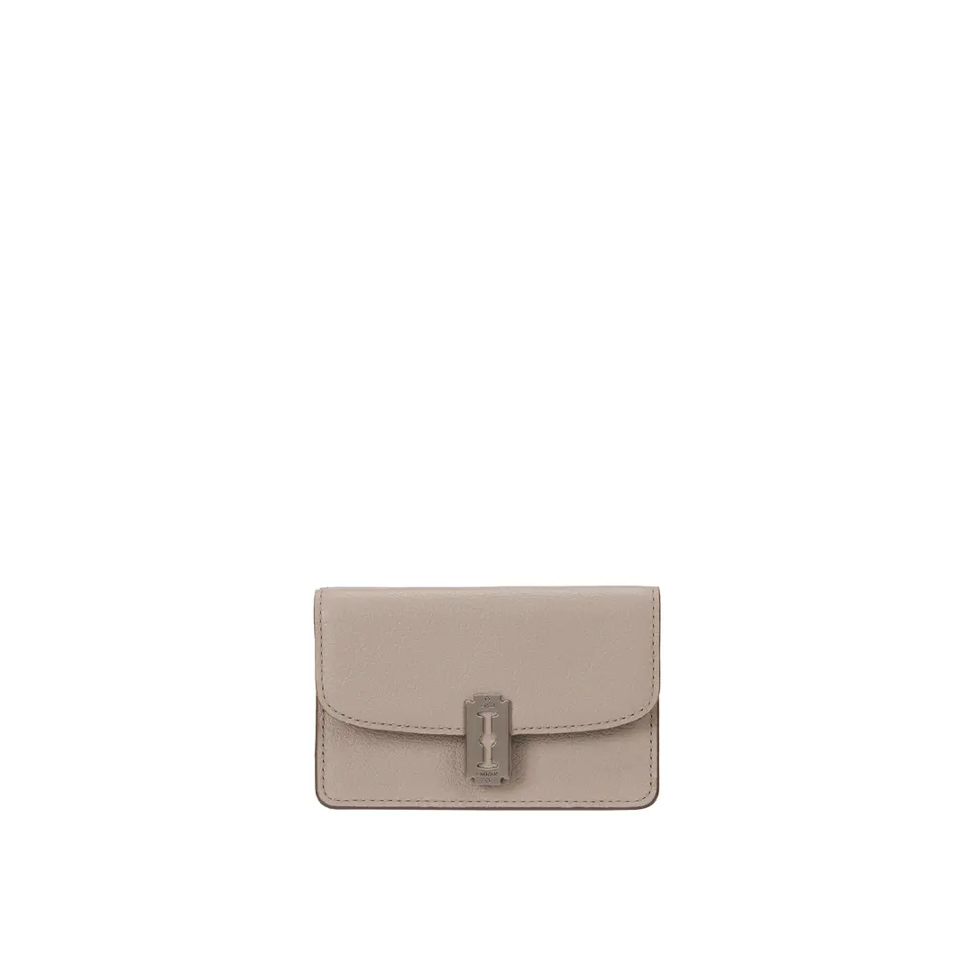 분크 [아울렛] Occam Lune Double Flap Card Wallet (오캄 룬 더블 플랩 카드지갑) Oat Beige 상품 이미지 1
