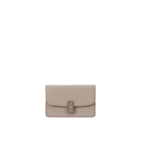 [아울렛] Occam Lune Double Flap Card Wallet (오캄 룬 더블 플랩 카드지갑) Oat Beige