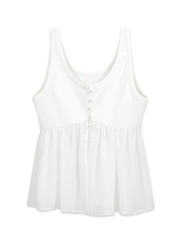 SHEER RIB BUSTIER (IVORY)