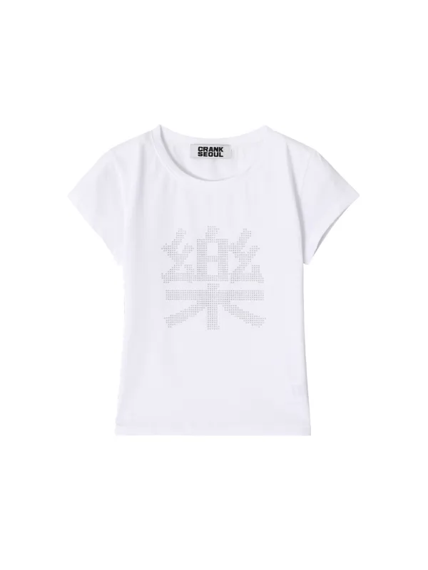 ROCK PIXEL SLIM TOP_WHITE