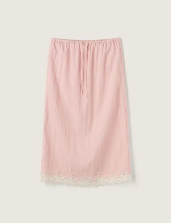 Swan Lace Skirt (Pink)