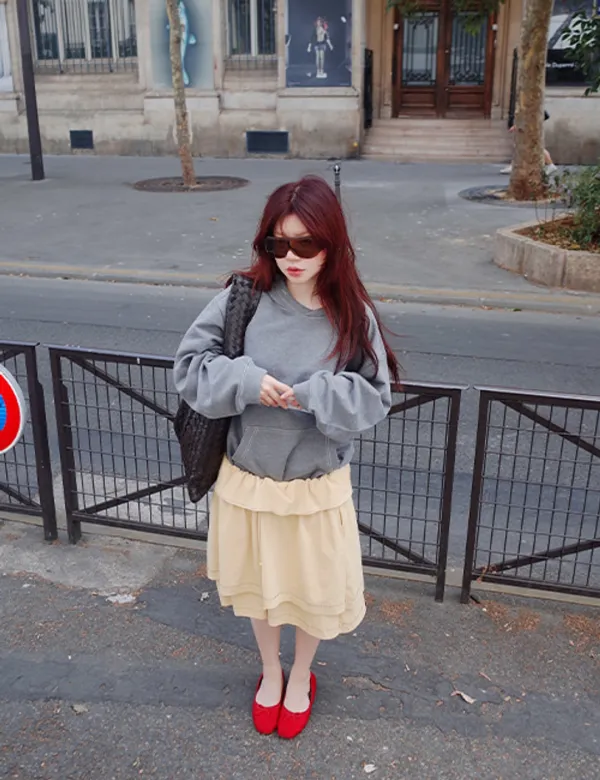 stitch oversized hoodie