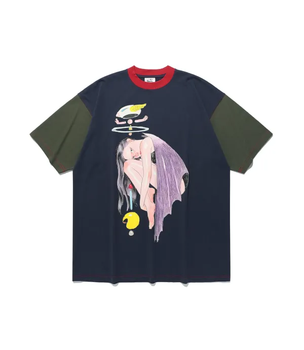 gakiya isamu big big tee[navy]