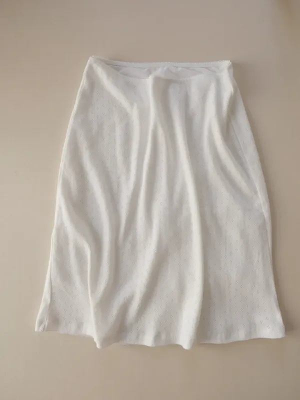 3rd/ Filles cotton Skirt (ivory)