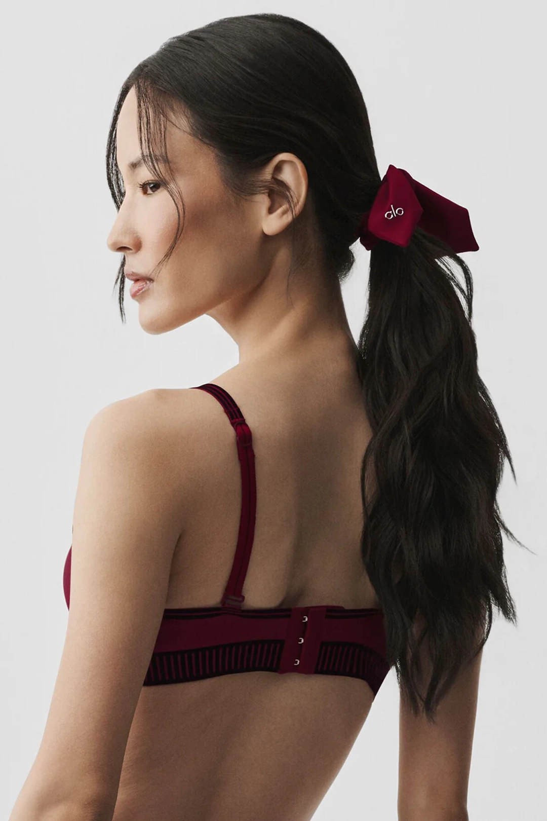 알로요가 Airlift Rhythm Scrunchie - Summer Romance Red 상품 이미지 1