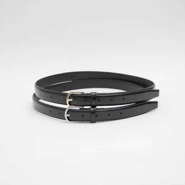 (Z-BT-0023)SIGNATURE REAL LEATHER CLASSIC BELT