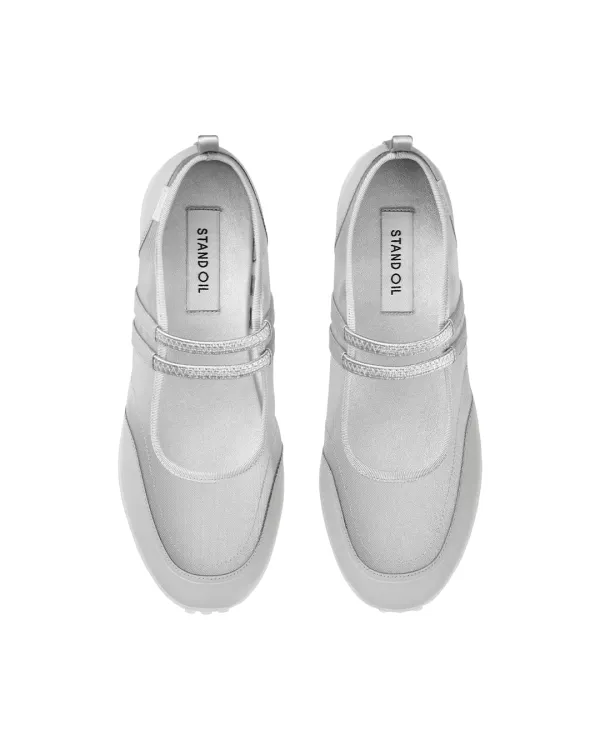 Strap Mary Jane Sneakers · 스트랩 메리제인 스니커즈 / 메쉬 실버