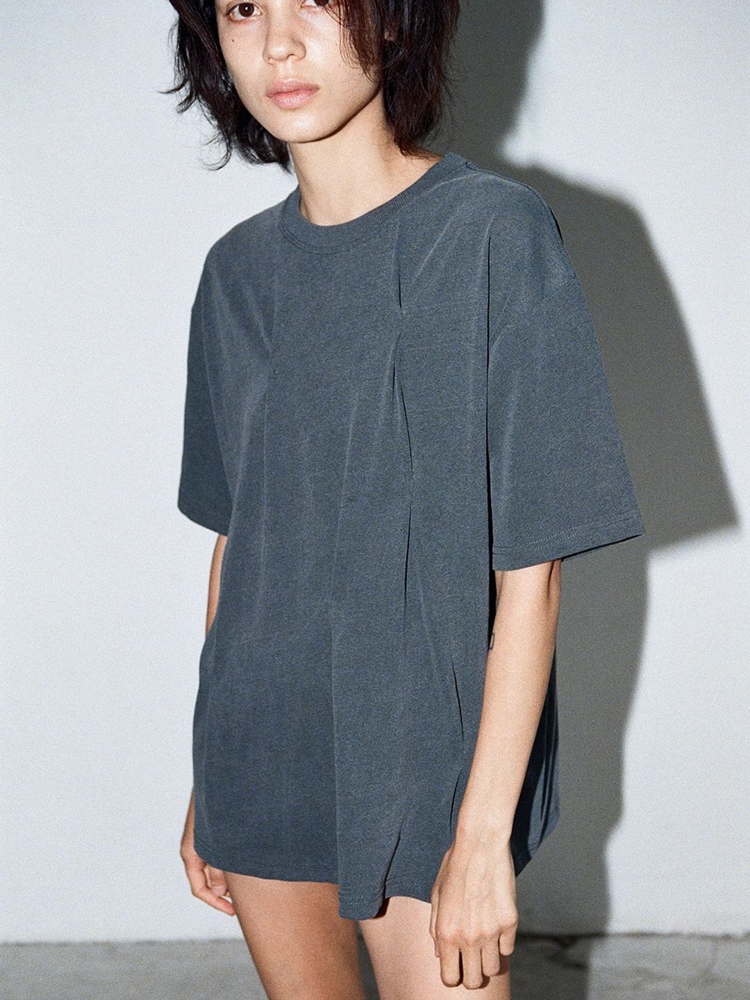 토콜 [2th re stock] point stitch top - charcoal 상품 이미지 1