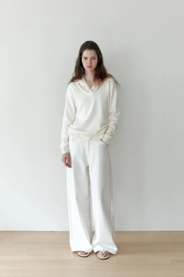 Clair U-Neck Knit_Ivory