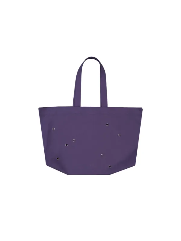 Stud Tote Bag Purple