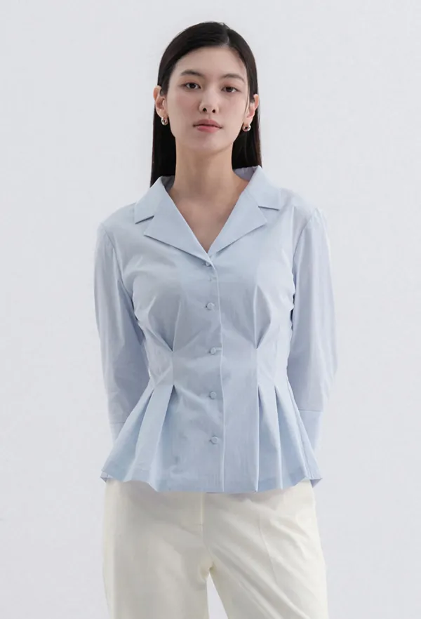 Manon Blouse (Blue)