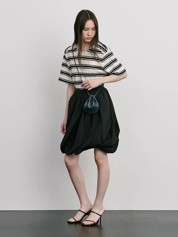 Moon Jar - Shaped Skirt_Black