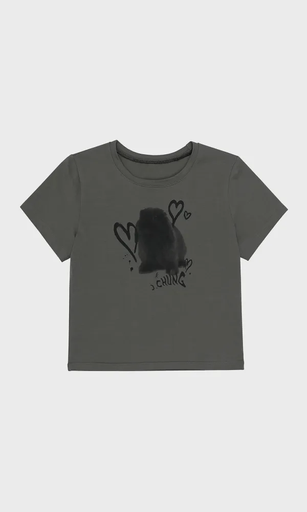 Bunny Tee_Khaki