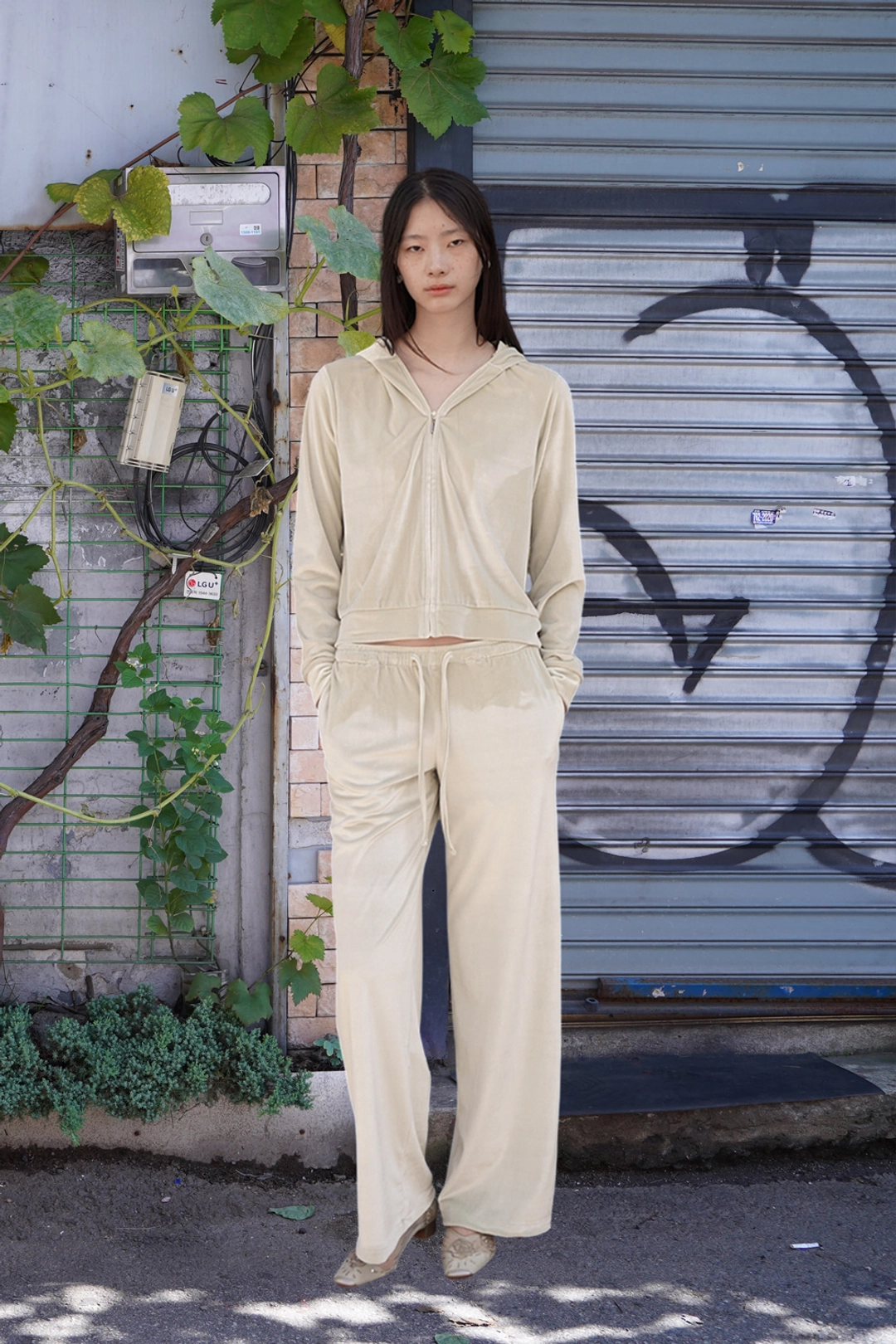 누아누 Elora pants_Beige 상품 이미지 2