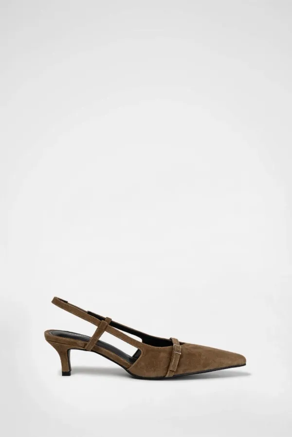 BELLA SLINGBACKS BROWN 3CM / 5CM