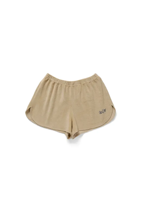 Terry comfort shorts_butter