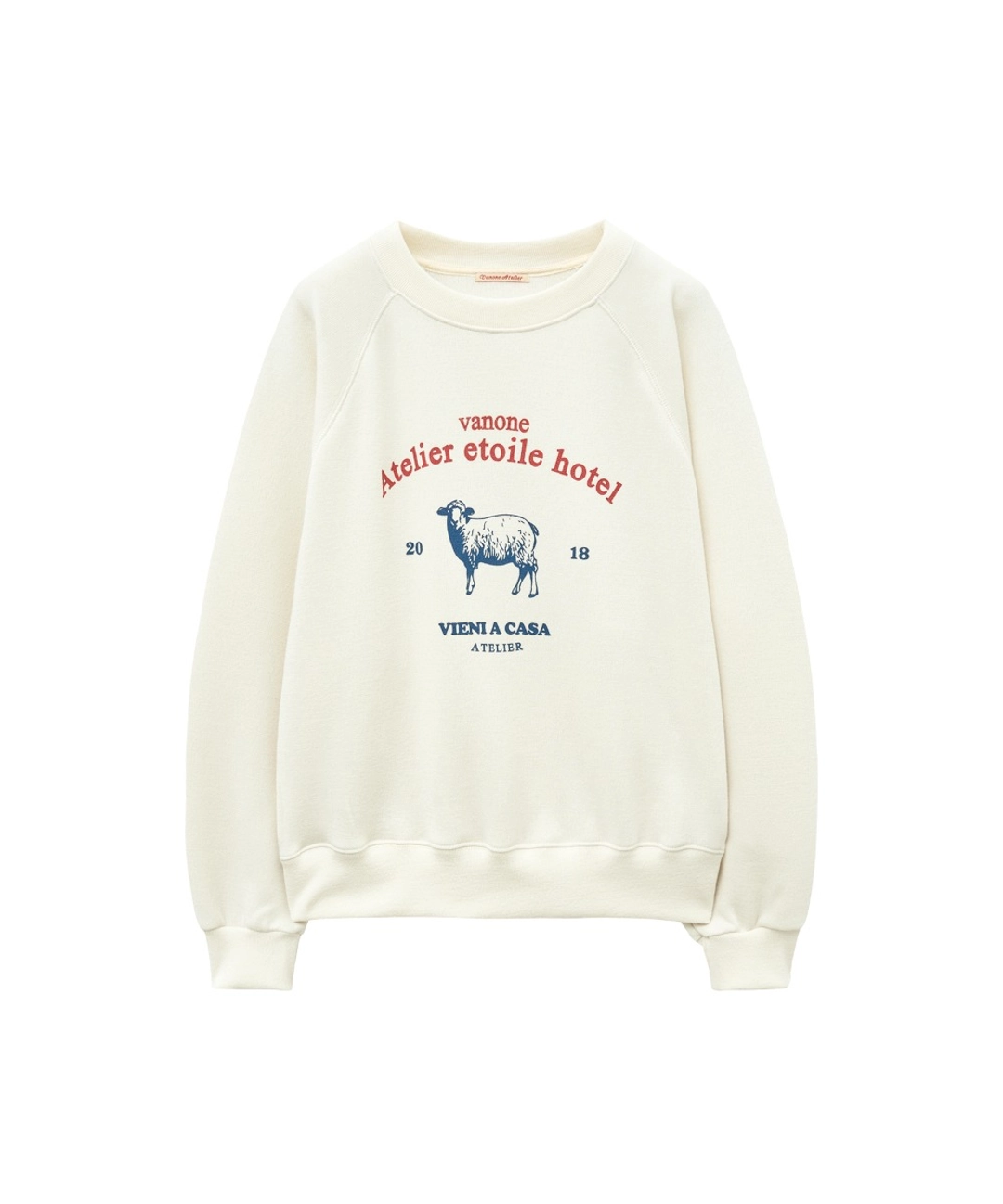 반원 아뜰리에 A3555 Etoile hotel 스웨트 셔츠_Cream 상품 이미지 3