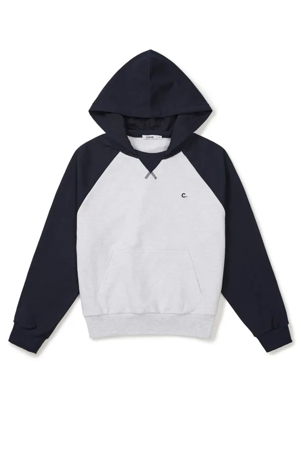 [25FW clove] Raglan Hoodie (Light Grey)